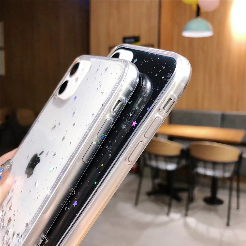 [⚠️Clearance] NEW iPhone 12 Pro Max Glitter Star case - Picture 4 of 4